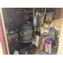 yard tools, fishing items, outdoor furniture