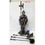 Vintage MCM Knight in Arms Fireplace Tool Set