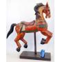 Large Hand-Carved Wood Carousel Horse