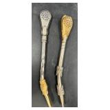 2 Bombilla Metal Straws for Yerba Mate Drinks