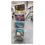 Metal Display Rack for Post Cards, Greeting Cards