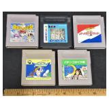 5 Nintendo Game Boy Video Games