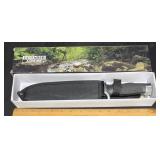 Defender Xtreme Black Hunting Knife in Box