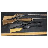 4 Vintage Toy Rifles - Daisy, Parris