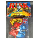 2 Board Games - Risk & Vampire Hunter Complete