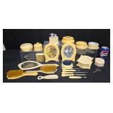 Large Lot of Pyralin Du Berry French Ivory Vanity
