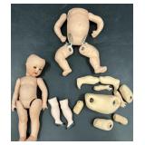 Vintage Bisque Doll Body Parts- 1 Vernon Seeley +