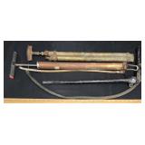 Vintage Hand Pumps & Bicycle Tire Pump