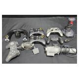 Assorted Video Game Controllers - Nintendo, XBOX