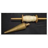 Vintage 32 oz. Brass Plumb Bob