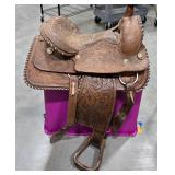 Nice Western Leather Horse Saddle