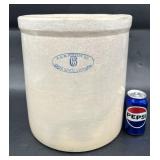 Large 6 Gallon K&M Pottery Crock #6