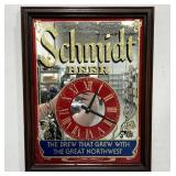Schmidt Beer Adversting Mirror Bar Sign