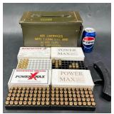 40 & 45 Mag. Ammo Bullets in Military Ammo Box