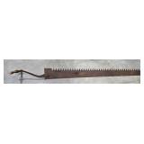 Antique 1896-1917 Disston Ice Hand Saw One Man