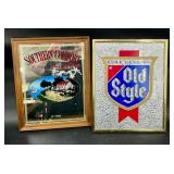Southern Comfort Mirror & Old Style Bar Sign