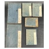 6 Antique East Asian Books