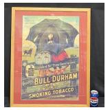 Bull Durham Smoking Tobacco Framed Poster