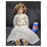Armand Marseille Bisque Doll w Kid Leather Body