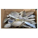 Vntg Flatware- Sterling, WM Rogers Nickel Silver+