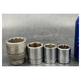 4 Sockets - Snap-On, SK Tools, Proto