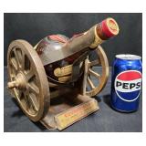 Vntg Courvoisier Cognac Bottle Napoleon Cannon