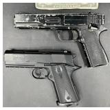 2 Air Pistols - Marksman Repeater & Powerline 15XT