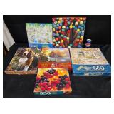 6 Assorted Jigsaw Puzzles - Snowbabies +