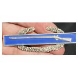 WW2 Sterling Silver Infantry Pin