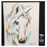 Horse Original Painting by Blue Bond