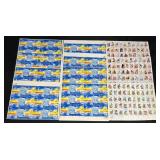 11 US Mint Stamp Sheets - 2/22c, 1/20c, 8/18c