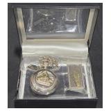 Wrangler Steam Train Engine Pocket Watch