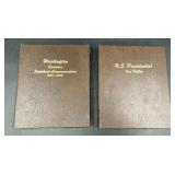 State Quarter & Presidential Dollars Books w Coins