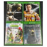 4 XBOX One Video Games - Mortal Kombat X +