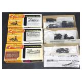 3 Roundhouse HO Old Timer Model Train Kits