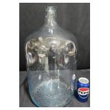 Large Glass Carboy Jug w Blue Tint "I" on Bottom
