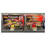 2 Texaco Racing Diecast Banks 