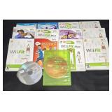 Assorted Wii Games - Wii Fit, Guitar Hero, Tiger +
