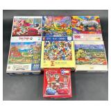 7 Assorted Jigsaw Puzzles - Disney Cars +