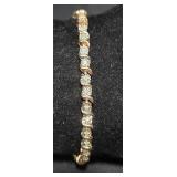 Diamond & .925 Sterling Silver Tennis Bracelet