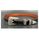 Chacon Genuine Lizard Belt New Mexico Sz 30