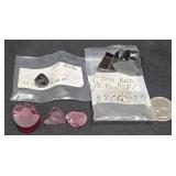 Red Ruby & Dark Pink Tourmaline Rough Gemstones