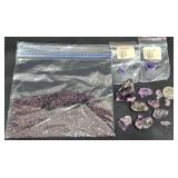 Amethyst Gemstones - Rough & Tumbled
