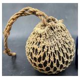 Vintage Japanese Fishing Float w Netting