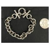 Sterling Silver .925 Italy Chain Bracelet 29 Grams