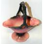 Vintage Hull Pottery Basket W22 10.5" Tall