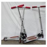 3 Foldable Razor Scooters
