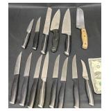 13 Chicago Cutlery Knives & Santoku Knife