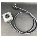 220V to 240V Adapter w Plug & Receptacle