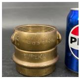 Eureka Brass Fire Hose Coupling 4-68 HRFPD